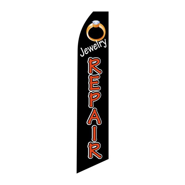Jewelry Repair - Super Novo Flag 12 ft Tall Sign