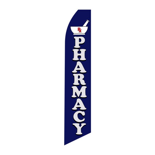 Pharmacy - Super Novo Flag 12 ft Tall Sign