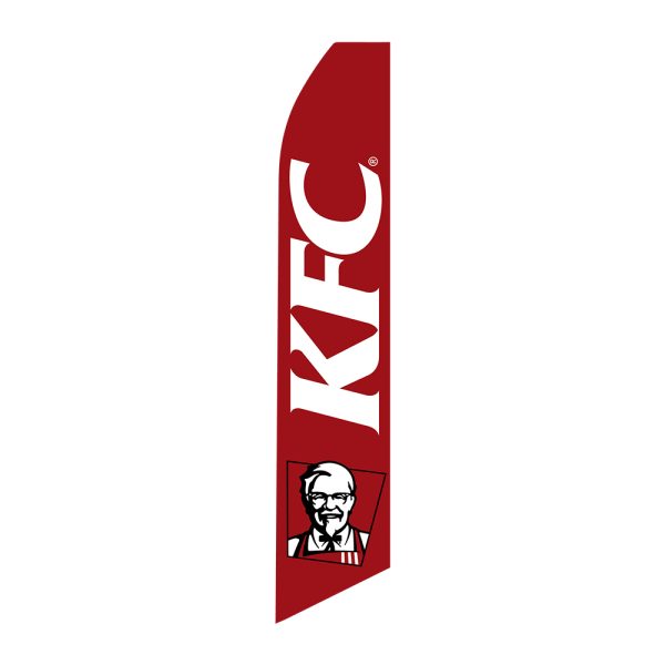 KFC - Super Novo Flag 12 ft Tall Sign