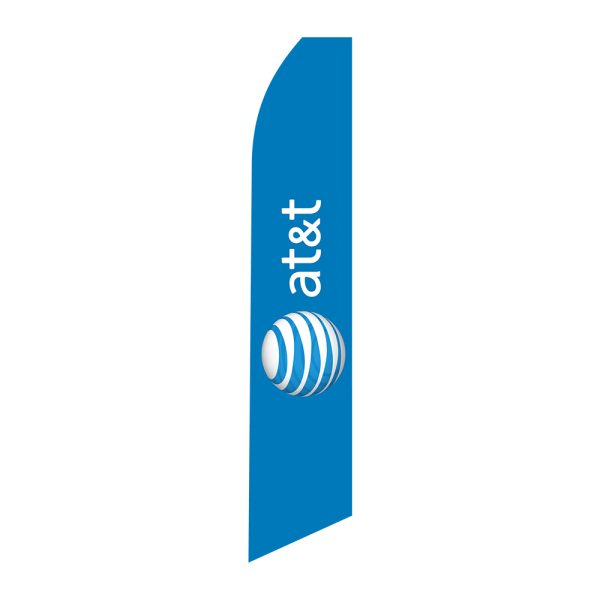 AT&T - Super Novo Flag 12 ft Tall Sign