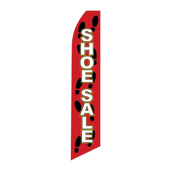 Shoe Sale - Super Novo Flag 12 ft Tall Sign