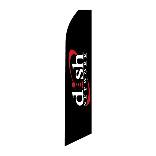 Dish Network - Super Novo Flag 12 ft Tall Sign