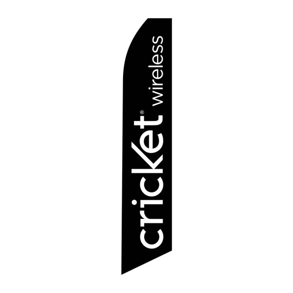 Cricket Wireless - Super Novo Flag 12 ft Tall Sign