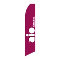 AIO Wireless - Super Novo Flag 12 ft Tall Sign