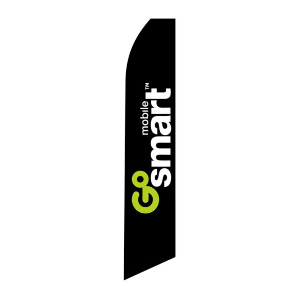 Go Smart - Super Novo Flag 12 ft Tall Sign