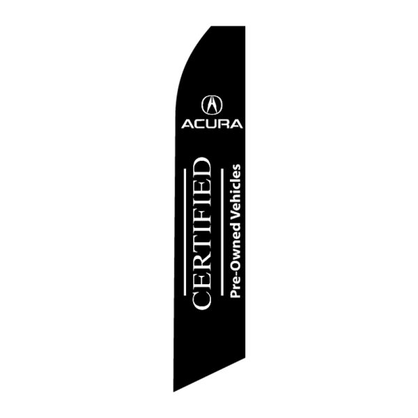 Acura CPO - Super Novo Flag 12 ft Tall Sign