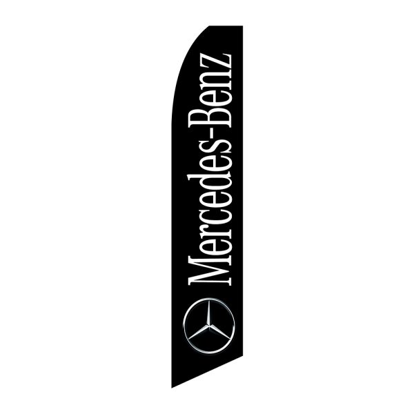 Mercedes benz - Super Novo Flag 12 ft Tall Sign