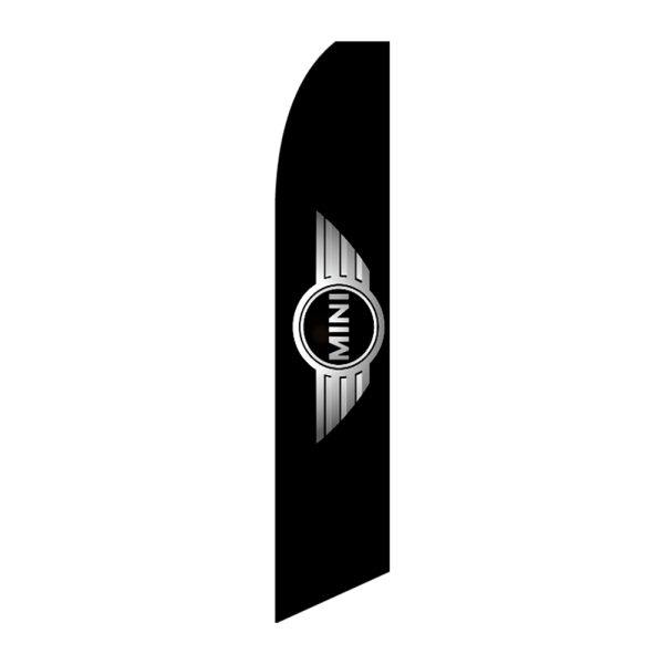 Mini Cooper - Super Novo Flag 12 ft Tall Sign