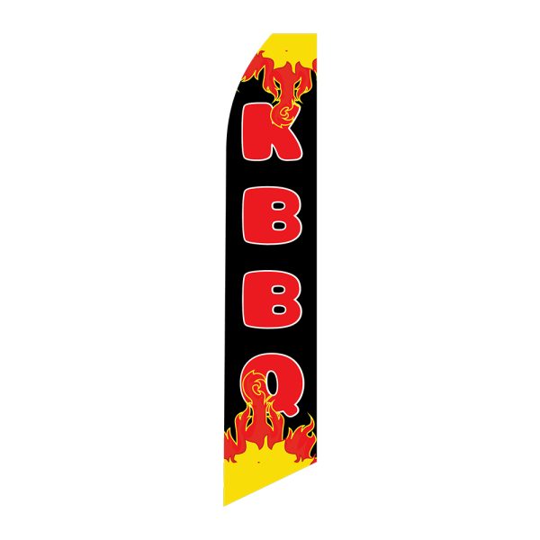 KBBQ - Super Novo Flag 12 ft Tall Sign