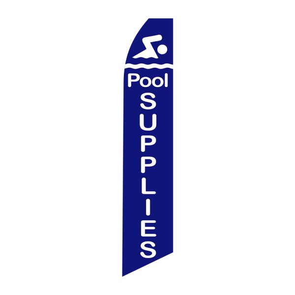 Pool Supplies - Super Novo Flag 12 ft Tall Sign