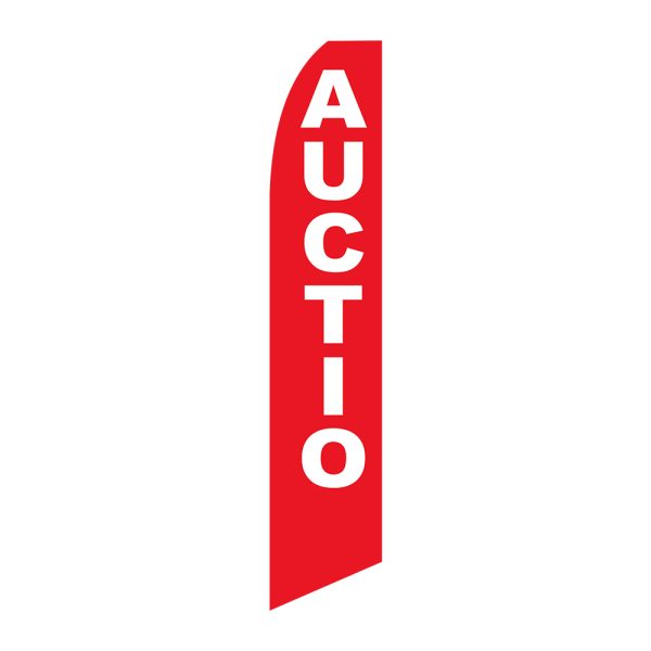 Auction - Super Novo Flag 12 ft Tall Sign