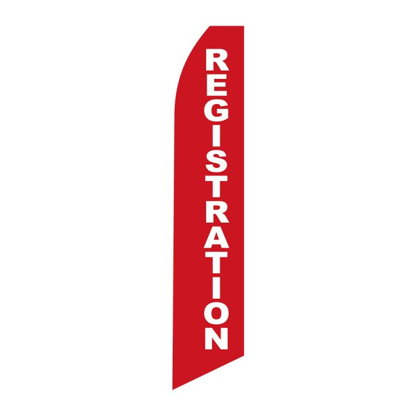 Registration - Super Novo Flag 12 ft Tall Sign