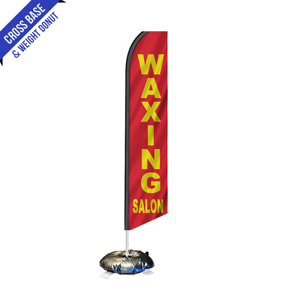 Waxing Salon - Super Novo Flag 12 ft Tall Sign - Image 7
