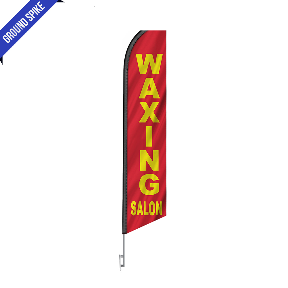 Waxing Salon - Super Novo Flag 12 ft Tall Sign - Image 3