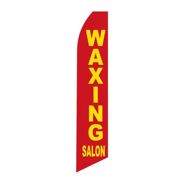 Waxing Salon - Super Novo Flag 12 ft Tall Sign