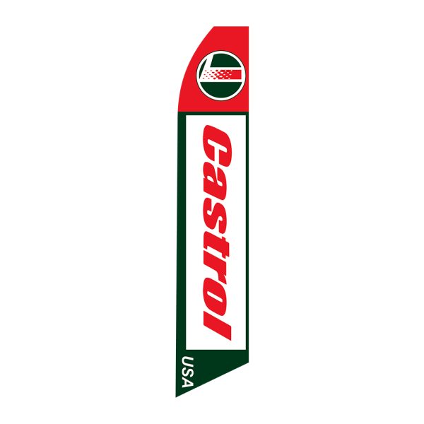Castrol - Super Novo Flag 12 ft Tall Sign