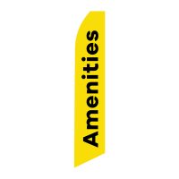 Amenities - Super Novo Flag 12 ft Tall Sign