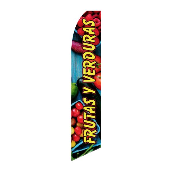 Frutas Y Verduras - Super Novo Flag 12 ft Tall Sign