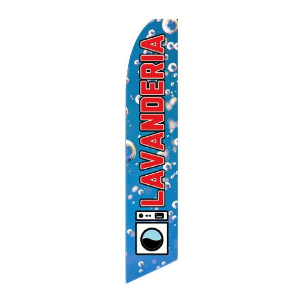 Lavanderia - Super Novo Flag 12 ft Tall Sign