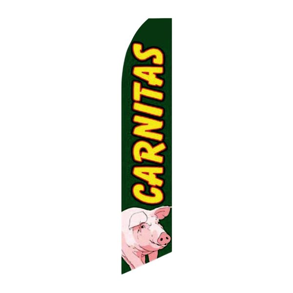 Carnitas- Super Novo Flag 12 ft Tall Sign