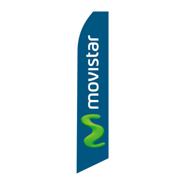 Movistar - Super Novo Flag 12 ft Tall Sign