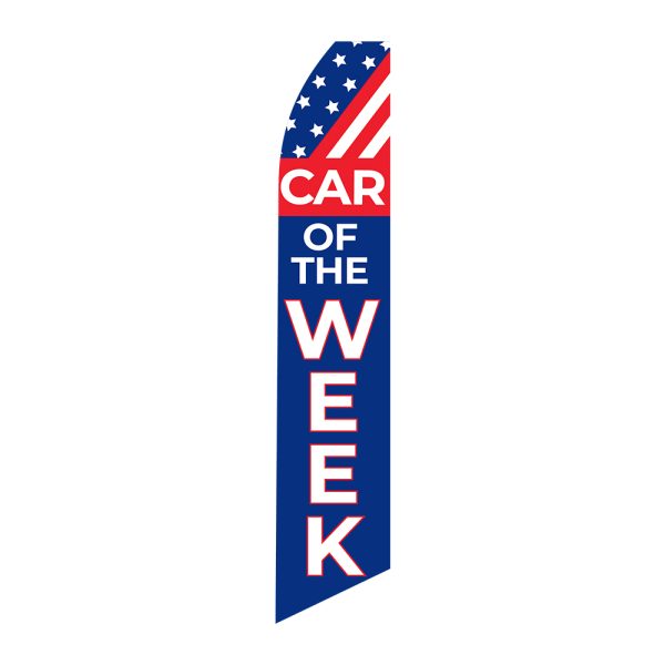 Car of The week- Super Novo Flag 12 ft Tall Sign