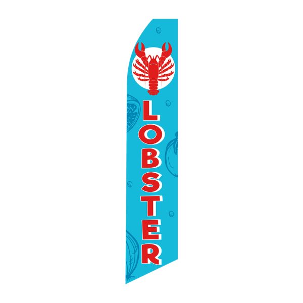 Lobster - Super Novo Flag 12 ft Tall Sign
