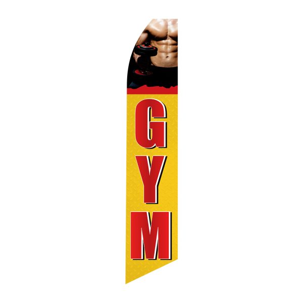 GYM - Super Novo Flag 12 ft Tall Sign