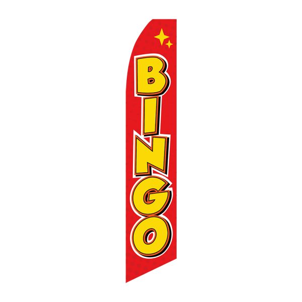 Bingo - Super Novo Flag 12 ft Tall Sign