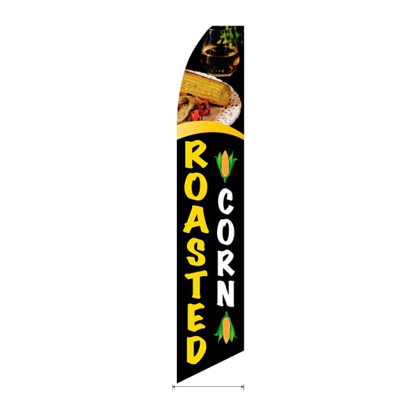 Roasted Corn - Super Novo Flag 12 ft Tall Sign