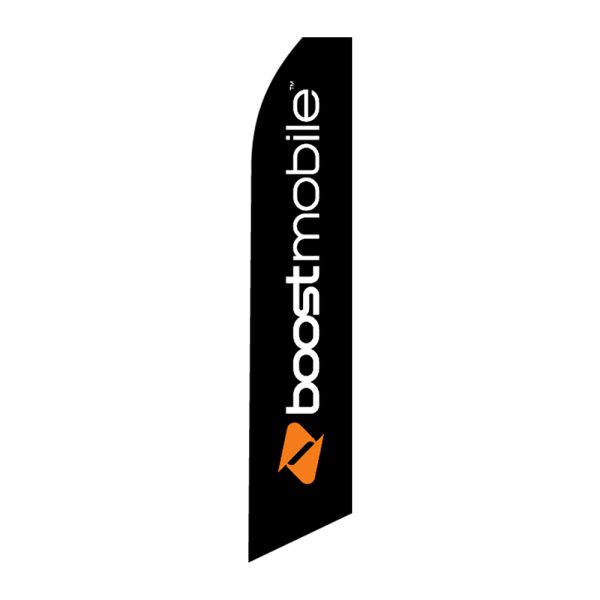 Boost Mobile - Super Novo Flag 12 ft Tall Sign