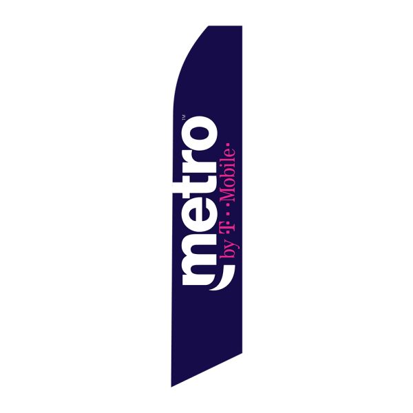 Metro PCS By T-Mobile - Super Novo Flag 12 ft Tall Sign
