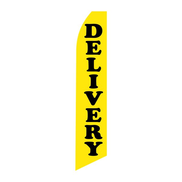 Delivery - Super Novo Flag 12 ft Tall Sign