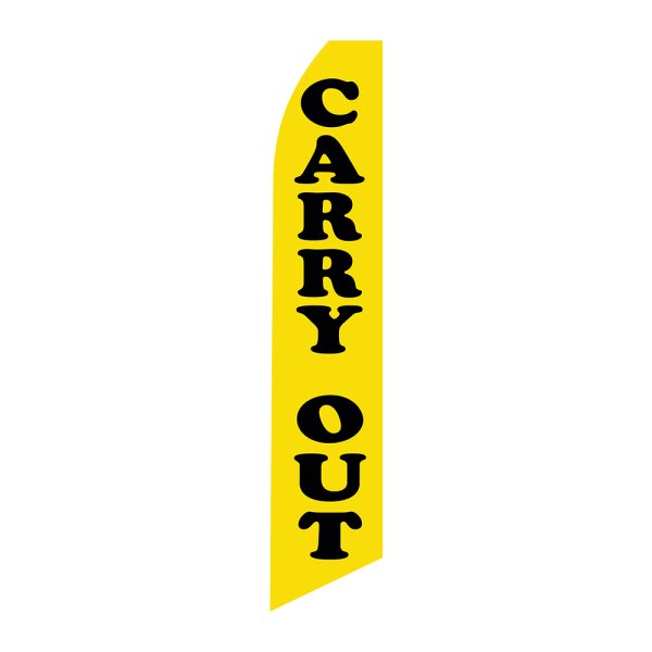 Carry Out- Super Novo Flag 12 ft Tall Sign