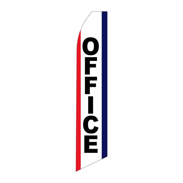 Office - Super Novo Flag 12 ft Tall Sign