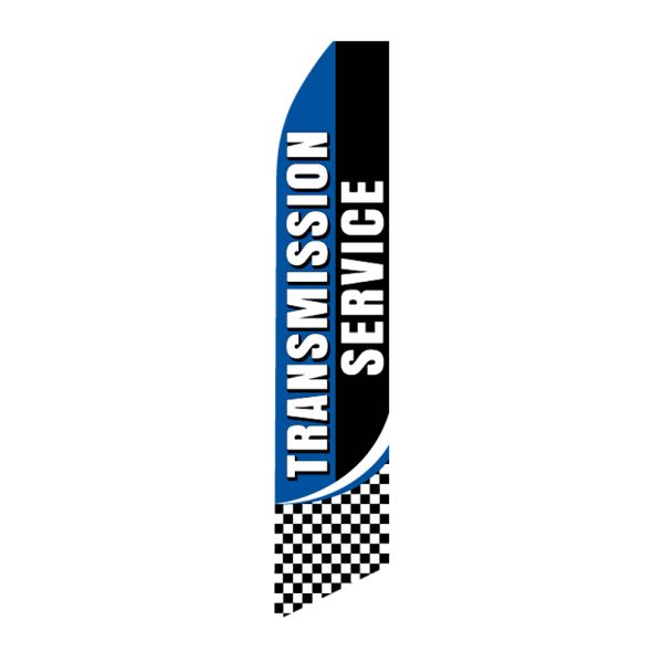 Transmission Service - Super Novo Flag 12 ft Tall Sign
