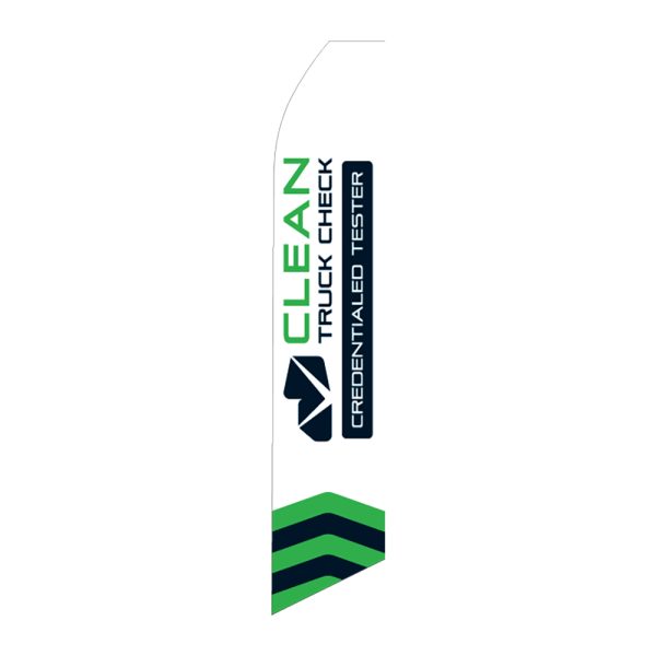 Clean Truck check  - Super Novo Flag 12 ft Tall Sign