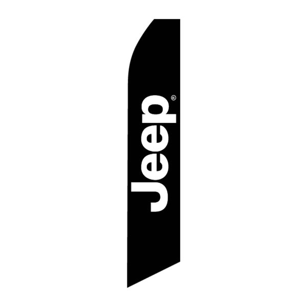 Jeep - Super Novo Flag 12 ft Tall Sign