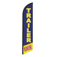 Trailer Sale Feather Flag Banner 12FT Tall Sign