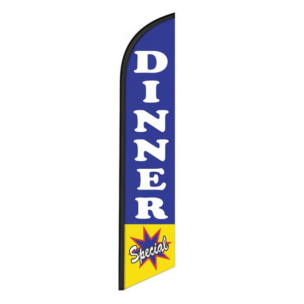 Dinner Special Feather Flag Banner 12FT Tall Sign