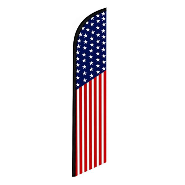 USA Feather Flag Banner 12FT Tall Sign