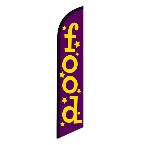 Food Feather Flag Banner 12FT Tall Sign