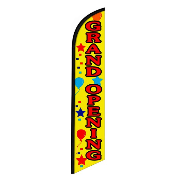 Grand Opening Feather Flag Banner 12FT Tall Sign