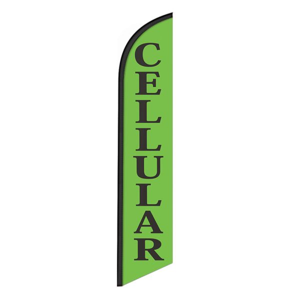 Celluar Feather Flag Banner 12FT Tall Sign