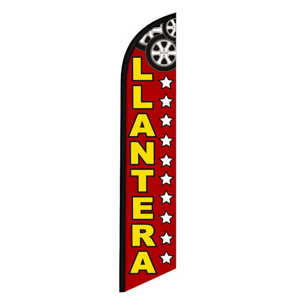 Llantera Flag Banner 12FT Tall Sign