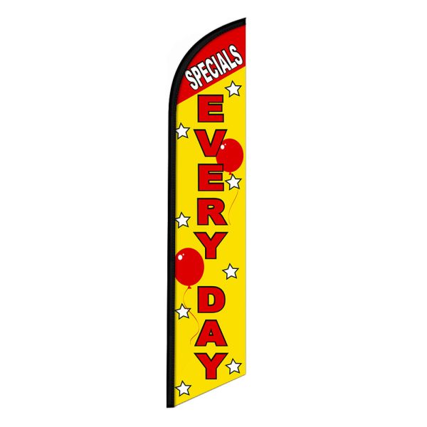 Every Day Specials Feather Flag Banner 12FT Tall Sign