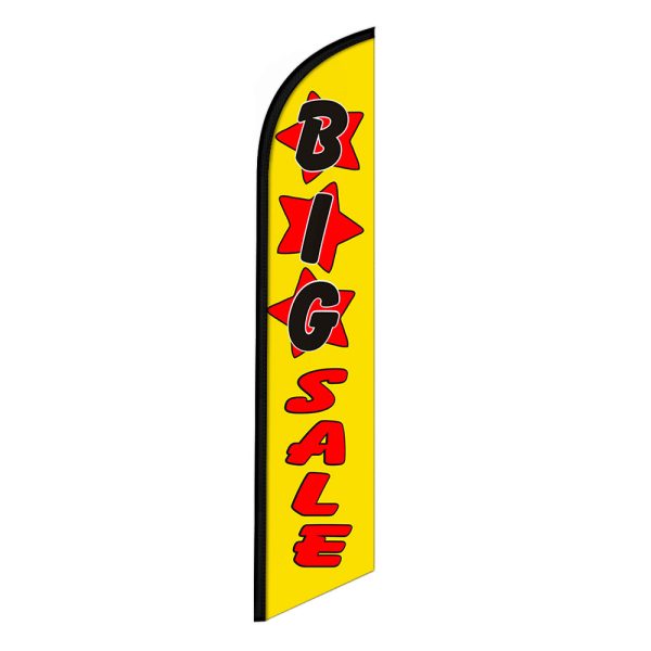 Big Sales Feather Flag Banner 12FT Tall Sign