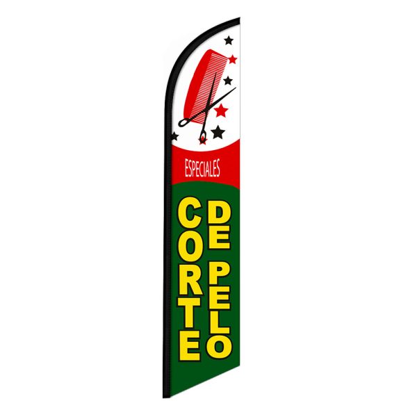 Especiales Corte De Pelo Feather Flag Banner 12FT Tall Sign