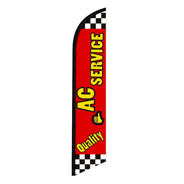 AC Services 12FT tall Feather Flag Banner Sign