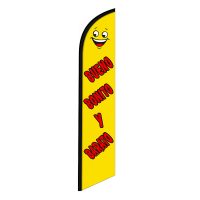 Bueno Bonito Y Barato Feather Flag Banner 12FT Tall Sign